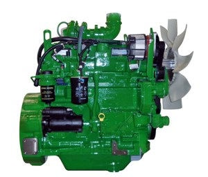 (图二)约翰迪尔L70联合收割机配备高效可靠的约翰迪尔发动机